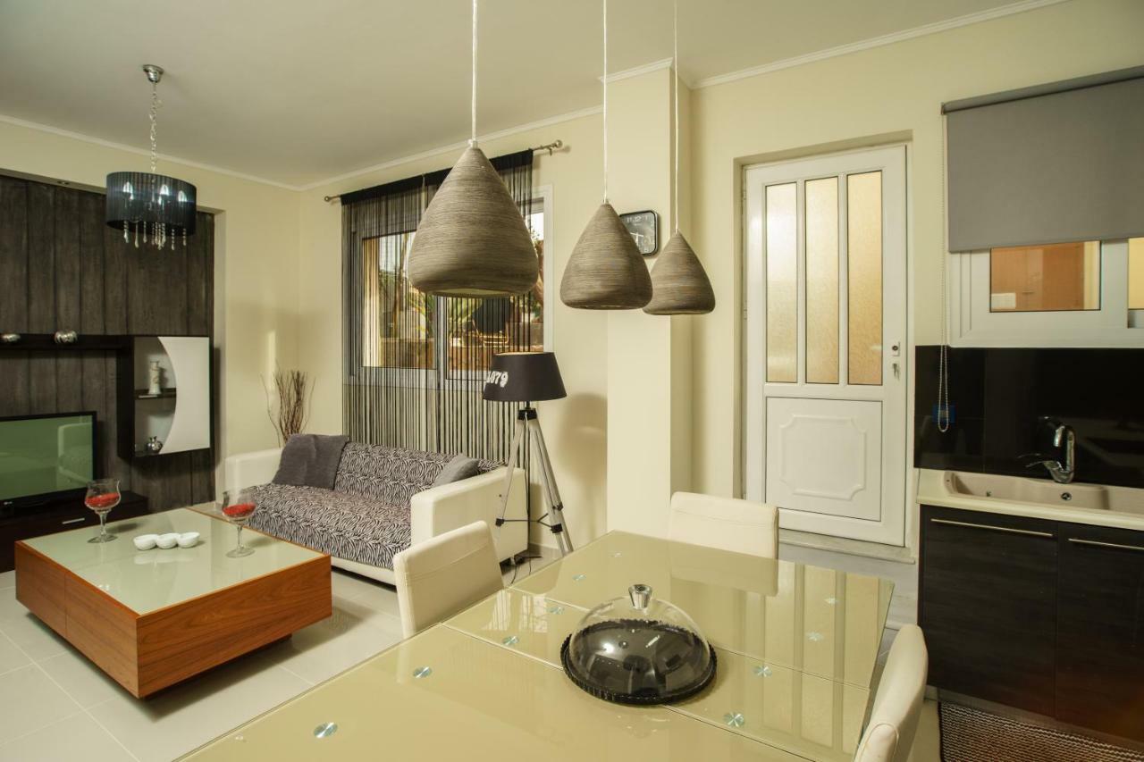 Glaros Beach Apartment Kato Daratso Esterno foto
